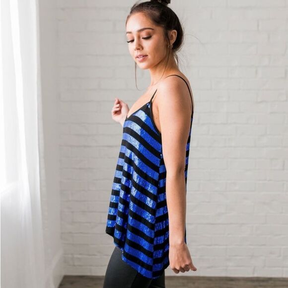 Bring On The New Year Sequined Cami - Picture 2 of 6